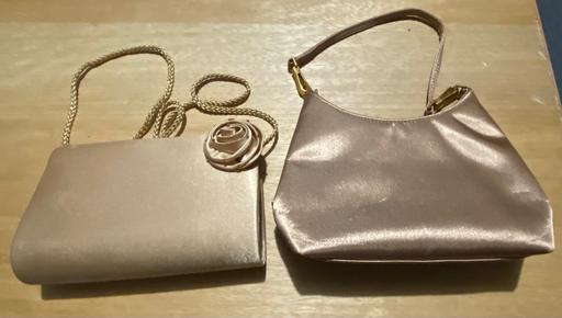 Buy & Sell Gloucestershire Gloucester - Photos for 2 Gold clutch / shoulder bags-very good cond’