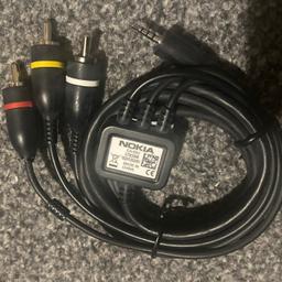 Unused / like new
Nokia video output cable - CA-92U
Suitable for dvd players or in car video players