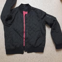 ladies quilted jacket inside Pink Size 14