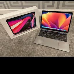 Apple MacBook Pro 2019 13"
Core i5
8gb ram
256gb ssd

Great condition with box and charger Fully wiped and restored to the latest version of venturer