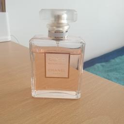 Coco Chanel Mademoiselle perfume 50ml bottle. 45ml left.