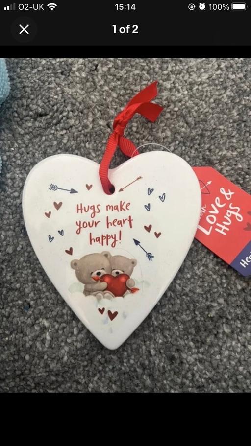 Buy & Sell Gloucestershire South Gloucestershire - Photos for Hugs Make Your Heart Happy Plaque