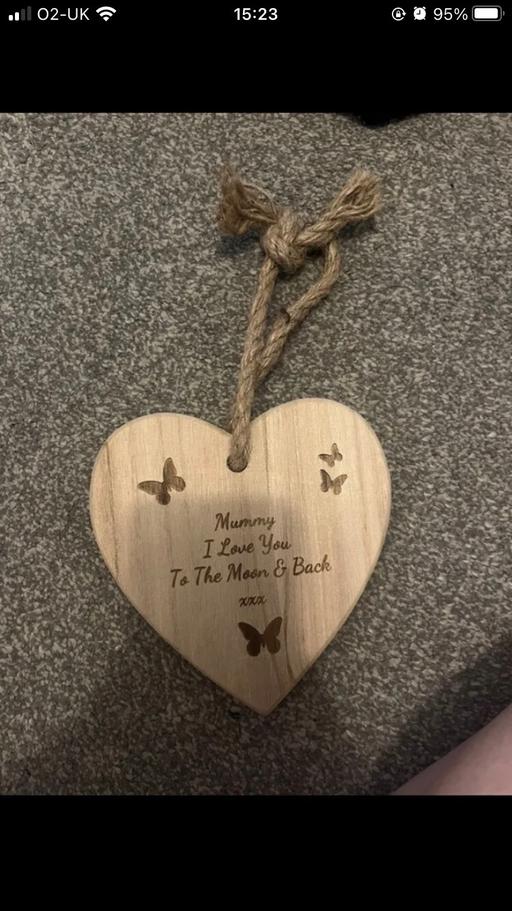 Buy & Sell Gloucestershire South Gloucestershire - Photos for Mummy I Love You Plaque Wooden Sign