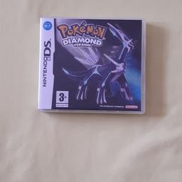 NINTENDO DS POKEMON 2006 DIAMOND VERSION.

COMPLETE WITH MANUAL AND CASE.

USED, GOOD CLEAN CONDITION.

***COLLECTION ONLY***