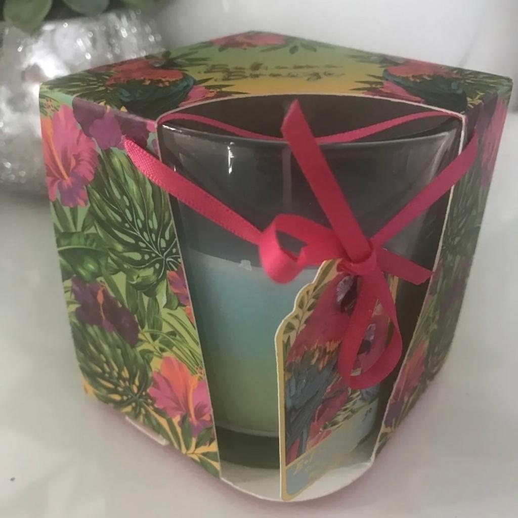 Scented Candle Bahama Breeze Home Fragrance Tropical Scents Light