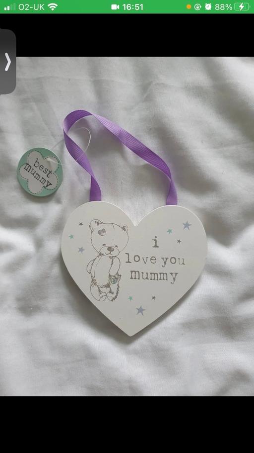 Buy & Sell Gloucestershire South Gloucestershire - Photos for I Love You Mummy Heart Plaque sign wall hang