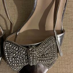 M&s ladies hot sale silver shoes