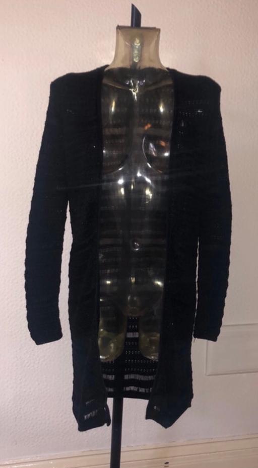 Buy & Sell Merseyside Sefton - Photos for Ladies Long Black Cardigan Size 8