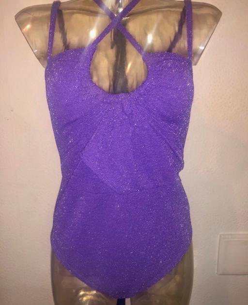 Buy & Sell Merseyside Sefton - Photos for BNWT BOOHOO Purple Glitter Bodysuit size 10