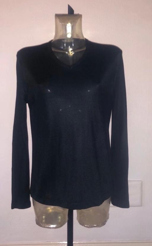 Buy & Sell Merseyside Sefton - Photos for Black M&S V neck Jumper size 12