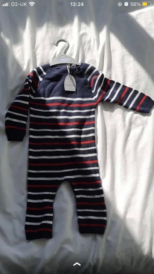 Buy & Sell Gloucestershire South Gloucestershire - Photos for Navy Striped baby grow 6-9 Months