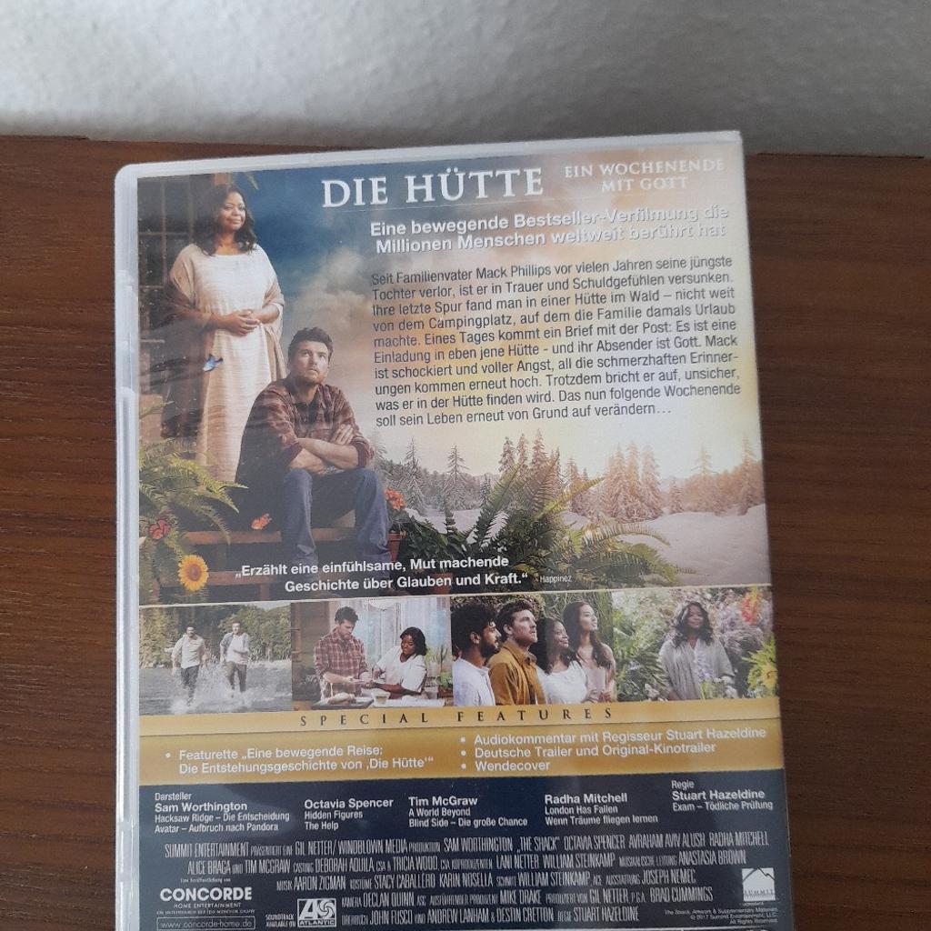 Film -Die Hütte-Ein Wochenende mit Gott,schön gemacht sollte man gesehen haben🙂Kein Handeln Festpreis