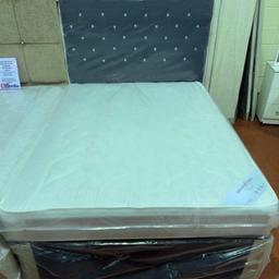 Double Oxford 9 inch deep quilted semi-orthopaedic mattress, Base with 2 Drawers and floor standing headboard 
£450.00 

Other colours available 

Free delivery to anywhere in South Yorkshire chesterfield and Worksop areas 

B&W BEDS 
Unit 1-2 Parkgate court 
The gateway industrial estate
Parkgate 
Rotherham
S62 6JL 
01709 208200
07775376595
Website - bwbeds.co.uk