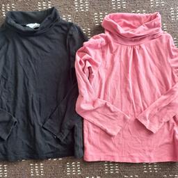 x2 girls roll necks/polo necks/turtle neck
In excellent used condition
No marks or stains
Size 5-6 yrs
x1 black
x1 pink
Organic cotton
Brand H&M
£8
Smoke free pet free house
Message me for postage enquiries

See my other ads for more items
Thankyou
