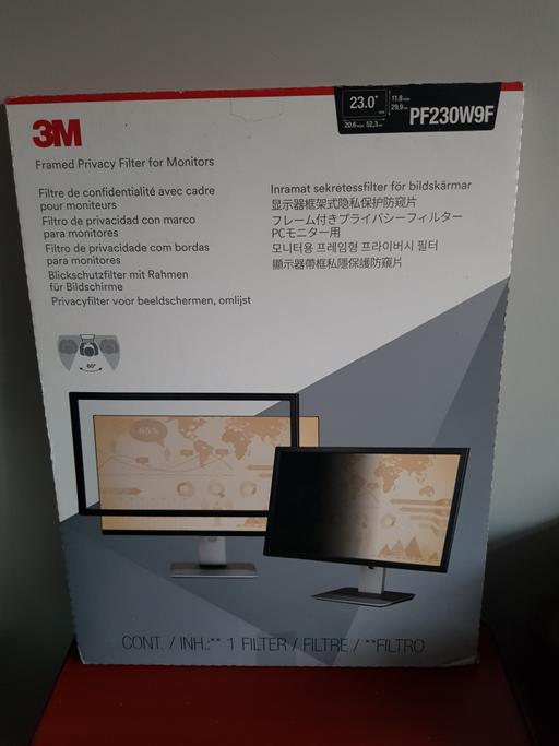 Buy & Sell Staffordshire Cannock Chase - Photos for 3M Privacy Filter for 23in 16:9 Monitor - NEW