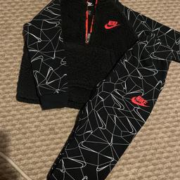 Nike boys tracksuit in good condition…cost me a lot more and great for winter.