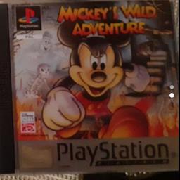 Mickey's Wild Adventures for PS1. Great little game ideal for any Disney fanatic. Very rare now so I'm told especially on PS1 format.