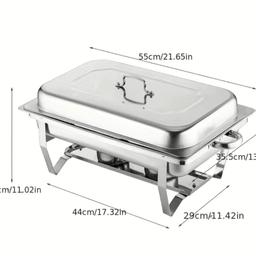 Brand new chafing dish for food. Large size with box.  RRP £99.
Collecr Walsall/ Bloxwich