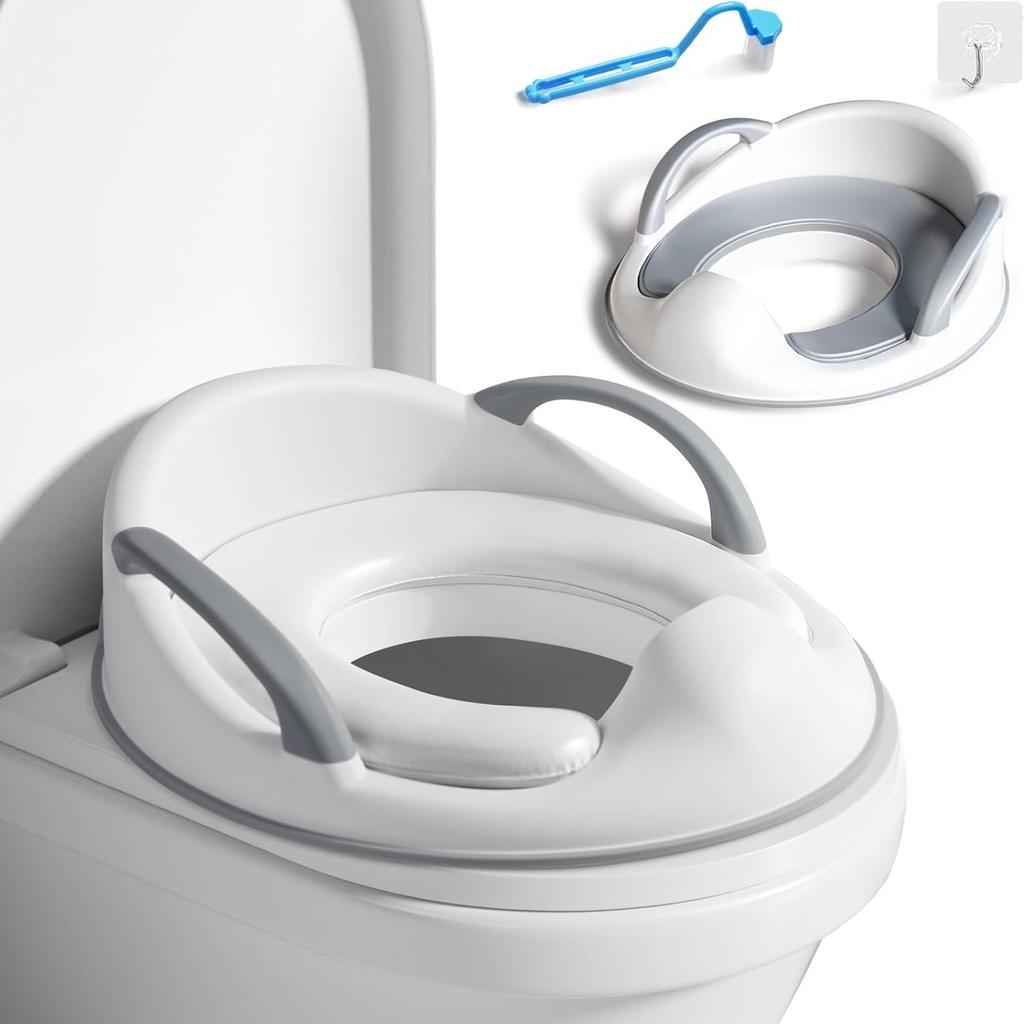 New in sealed box
Smoke and pet free household

𝐔𝐍𝐈𝐕𝐄𝐑𝐒𝐀𝐋 𝐅𝐈𝐓 & 𝐀𝐍𝐓𝐈-𝐒𝐋𝐈𝐏: Designed with Anti-slip Silicone on the bottom, it can lay flat on the toilet stably.
 Made of Premium PP and Rubber, free from BPA and other harmful substances.
Equipped with Durable PVC and TPE cushions, it can provide great coolness,dryness and comfort with the TPE Cushion in summer and offer nice softness,warmth and comfort with PVC Cushion in winter,spring and autumn,which are easily replaceable and cleaned.
Comes with toilet brush and storage hook.

LOADS OF OTHER BARGAINS AVAILABLE PLEASE TAKE A LOOK