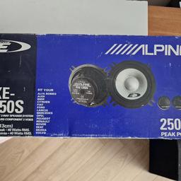 ALPINE 5.25 INCH COMPONENTS WITH SEPERATE TWEETERS

VERY LOUD

TESTED AND FULLY WORKING

MINT CONDITION

PRICED TO SELL

COLLECTION FROM KINGS HEATH B14  OR CAN DELIVER LOCALLY

CALL ME ON 07966629612

CHECK MY OTHER ITEMS FOR SALE, SUBS, AMPS, STEREOS, TWEETERS, SPEAKERS