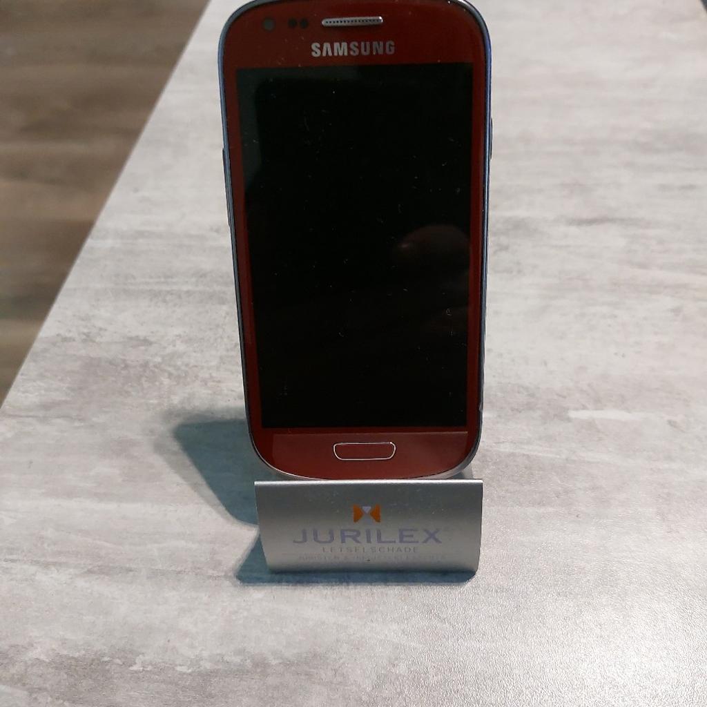 Biete hier zum Verkauf ein Samsung Galaxy S3 Mini in der Farbe Weinrot mit Ladegerät an.
Das Gerät ist vollfunktionsfähig und sofort einsatzbereit.

Bei Interesse einfach melden!!

Versand ist gegen Aufpreis möglich!!!

Abholung in Darmstadt Eberstadt ebenfalls möglich!!!

Achtung ⚠️
Da Privateverkauf gebe ich selbst keine Garantie Rücknahme oder Sonstiges darauf.