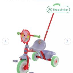 Wide wheels.

Easy grip handles.

Size H97, W79, D44cm.

Weight 3.8kg.

Maximum user weight 20kg.

Self-assembly.

1 assorted characters to collect - 1 supplied.

For ages 2 years and over.
