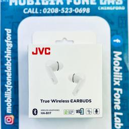 Brand New JVC HA-B5T True Wireless Earbuds Earpods Earphones Headset Headphones for iPhones and Samsung Models

Features:

Ultra Compact True Wireless Earphones

Secure fit, lightweight design

Compact charger for high portability

Total 12-hour battery life with charging case

4 hours of playtime (additional 3 charges with case)

Voice Assistant Compatible

USB-C connection

NO POSTAGE AVAILABLE, ONLY COLLECTION!

Any Questions....!!!!
***
Please Feel Free To Contact us @
0208 - 523 0698
10:30 am to 7:00 pm (Monday - Friday)
11:00 am to 5:30 pm (Saturday)

Mobilix Fone Lab Chingford
67 Chingford Mount Road,
Chingford , London E4 8LU