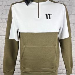 Large Mens 11 Degrees Funnel Neck Sweatshirt
Colour Block Khaki
44“ Chest measurement
27.5“ Back length
Brand new with tags £25.00

• Smoke pet free home
• Free UK 2nd class standard postage 🇬🇧📮

#11 #degrees #tshirt #mens #tee #top #clothes #hoodie #new #jogger #trackpants #skinny #tracksuit #hoody #sweatshirt #fashion #tracksuit 👕💁🏻‍♂️