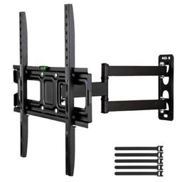 TV wall mount bracket with swivel, extender and tilt features.
For tv’S with screen sizes 32”-65”
Brand new and boxed 
Instructions included
All fixings included 
Max load bearing 35 kg
High quality steel
Max VESA 400x400

Any questions just ask