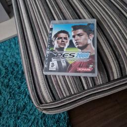 Good condition ps3 game pes 2008
