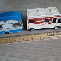 Corgi Motorhome & caravan

Motorhome No:8316 made in Hong Kong.
Caravan Made in England.

Appears the trailer hitches is a after market modification as I can see screws through the carvan.

GreAt addition for a collector

Local collection preferred or can be posted out at extra costs.