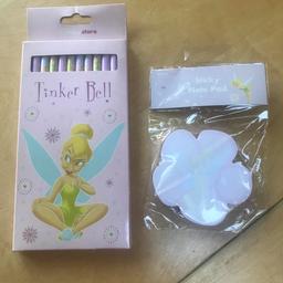 Disney Store Tinkerbell Coloured Pencils & Sticky Note Pad

NEW IN ORIGINAL PACKAGING - UNUSED

PENCIL PACKAGING A LITTLE DAMAGED

*** IF YOU CAN SEE THE LISTING – ITEM IS STILL AVAILABLE ***

ADVERTISED ON OTHER SELLING SITES. CASH ON COLLECTION, NO RETURNS, NO REFUNDS OR COURIER COLLECTIONS & DELIVERY IS NOT POSSIBLE UNLESS BUYER PAYS POSTAGE. NO RESERVE (HOLDING) - FIRST TO COLLECT ASAP, NO TIME WASTERS!!