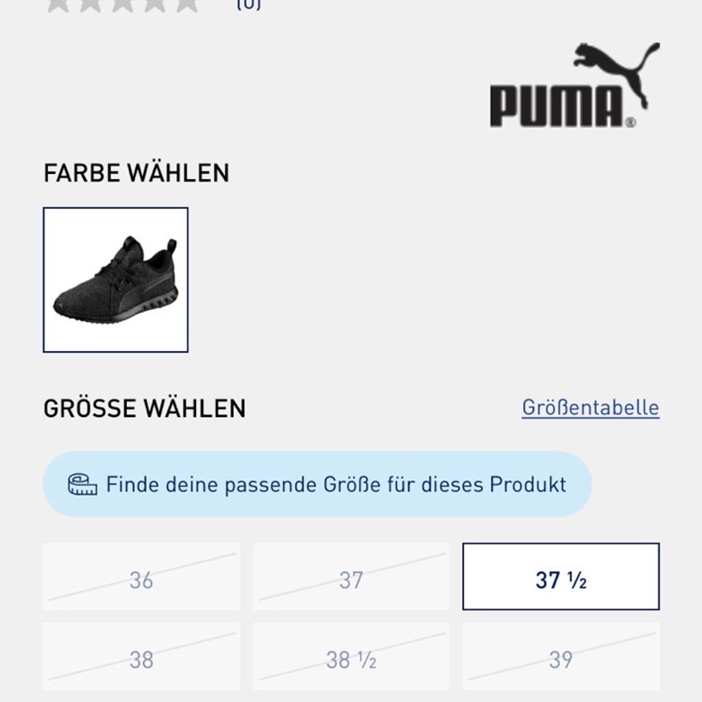 GroBentabelle store puma schuhe