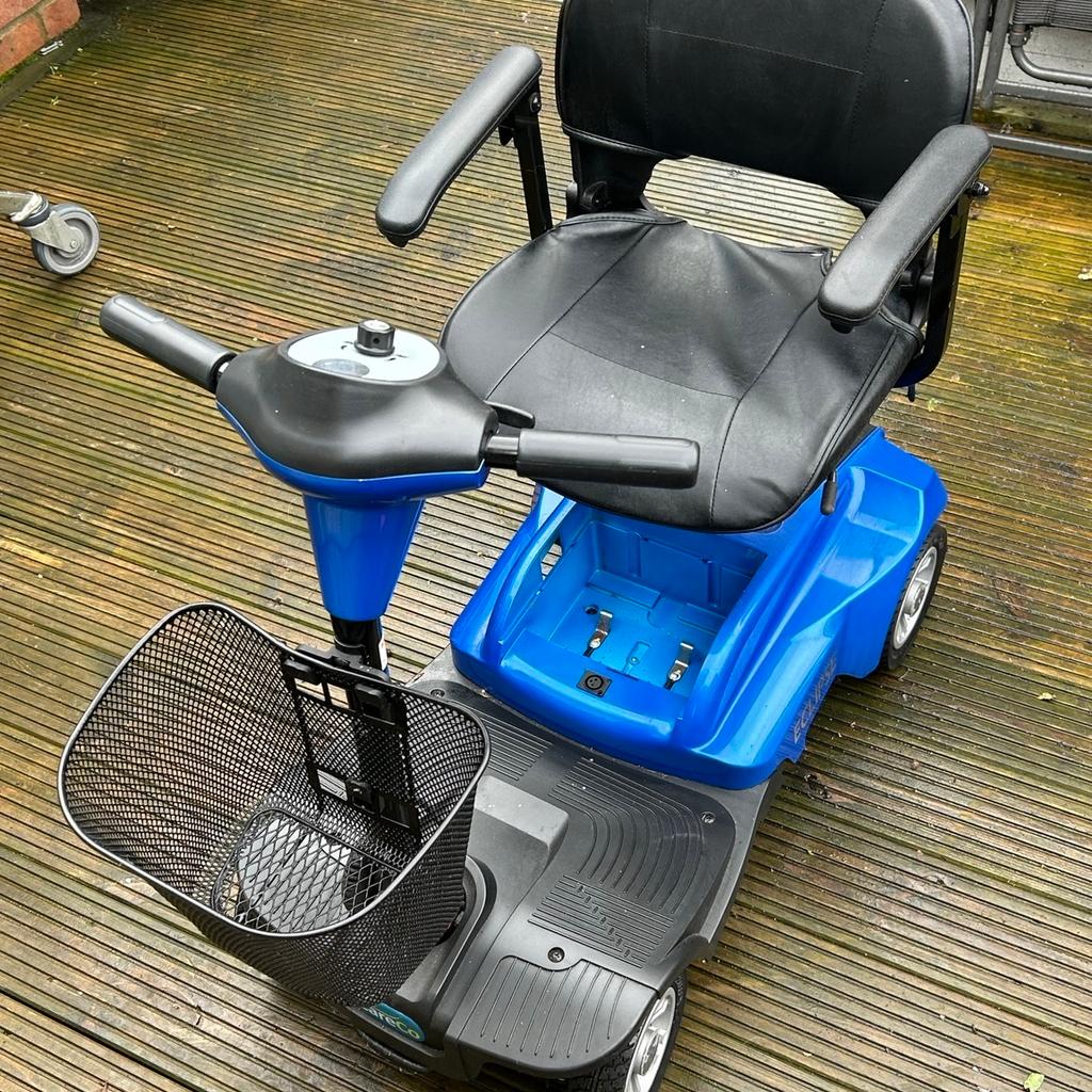Here is an eclipse mobility scooter used once mum feels in uncomfortable using it so up for sale. We paid £1200 used it once and sat in our shed unused. Asking £800
Has water proof cover
Has 2 x battery’s
1 x charger
£800