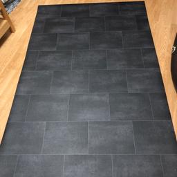Vinyl flooring black squared 
48inch x 78inch