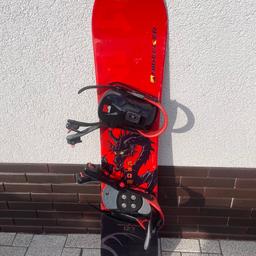 Snowboard inkl. Bindungen 125 cm lang