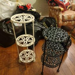 X2 plant stands 
metal 
green and cream
need gone asap
£20 ono