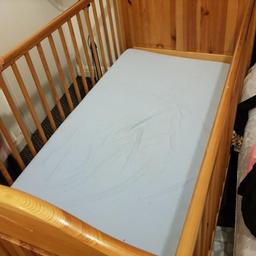 Toddler bed, i have the side rails to it too for when it becomes a cotbed. Used condition.