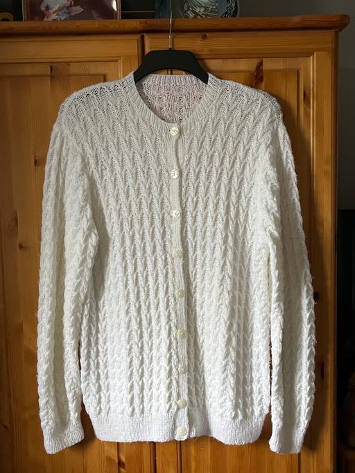 Buy & Sell County Durham Stockton-on-Tees - Photos for Hand Knitted White Long Cardigan