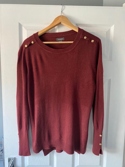 Buy & Sell West Midlands Sandwell - Photos for Burgundy jumper