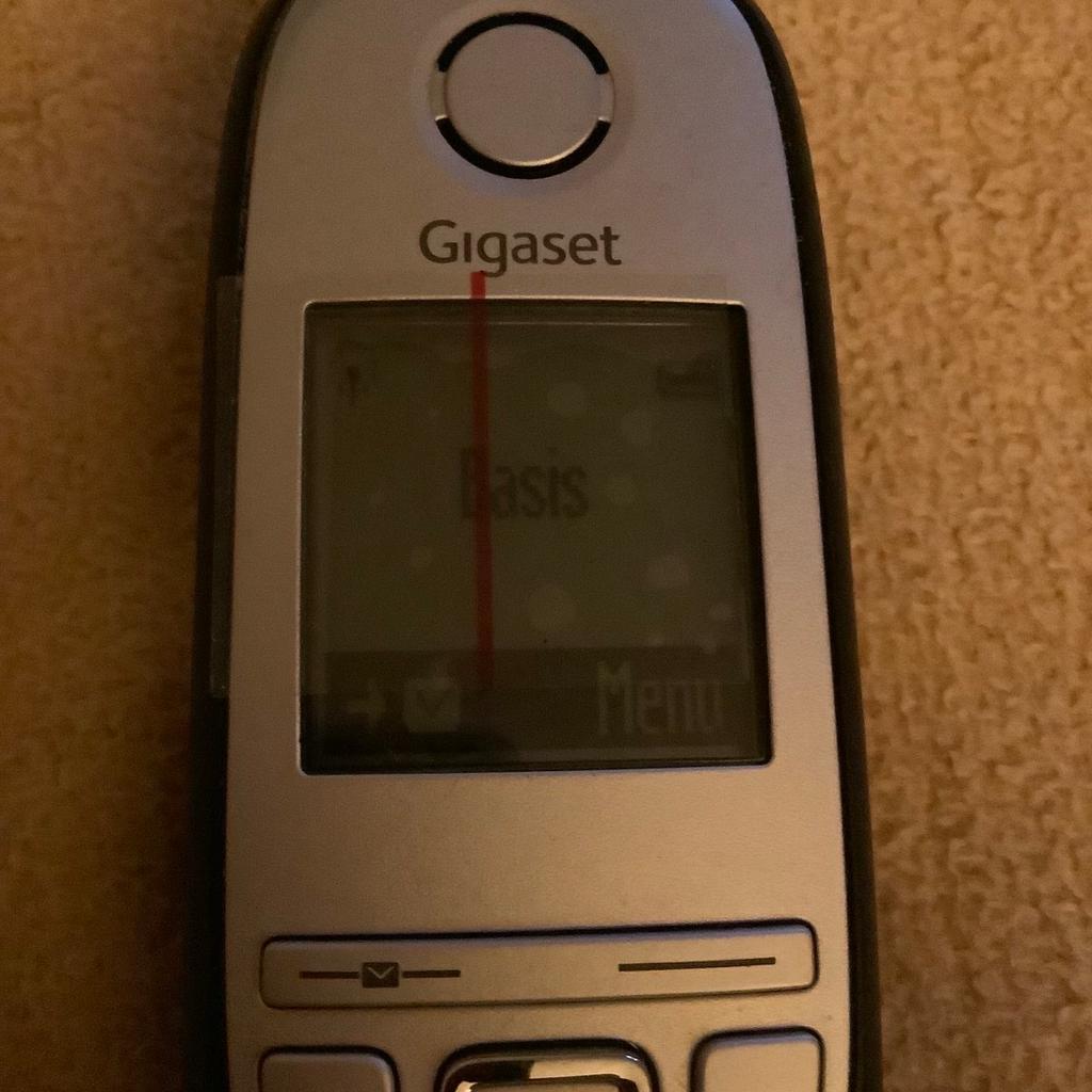 Zum Verkauf steht dieses Haustelefon Gigaset A415A mit Anrufbeantworter .
Kommt allerdings ohne Akku. Wird in der Originalverpackung mit Beschreibung weiter gegeben.
Ich übernehme keine Garantie , Gewährleistung und Rücknahme.
Nur wegen Neuanschaffung Geburtstag abzugeben.