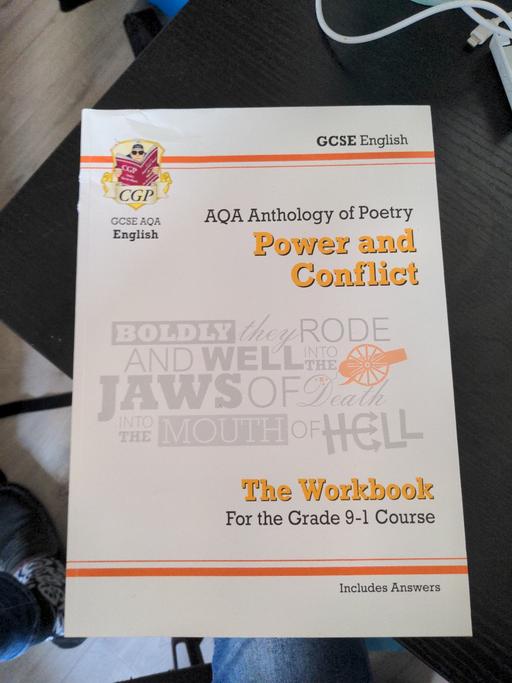 Buy & Sell Greater Manchester Bolton - Photos for English GCSE poetry workbook