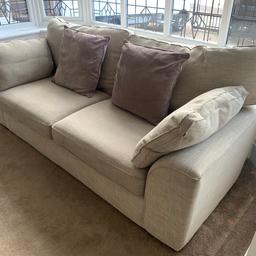 Selling this lovely large 2 seater sofa (From Next).
In good condition, small hole on left side cushion but can be sorted, Only 18 months old. Comes with cushions.
You can come to see before buying.
Contact Dan
Can arrange delivery
.