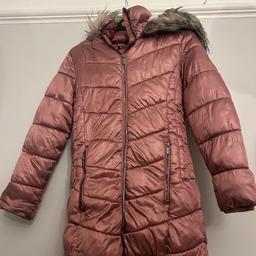 Next pink warm winter coat. Good used condition just outgrown. Freshly washed ready for a new owner