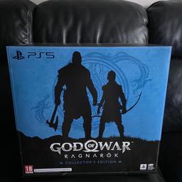 GOW Ragnarok COLLECTORS EDITION (PS4/PS5)
Collection CV6
Free delivery available if local to CV6!

Physical items:

•Full Game for PS4 and PS5 (printed voucher)
•16 in Mjölnir (replica) Hammer
•Dwarven Dice Set
•Two 2 in Vanir Twins Carvings
•Steelbook Display Case ( no game disc included)
•Knowledge Keeper’s Shrine
•Digital Contents Voucher

Digital items:

•Darkdale Armour
•Darkdale Attire (Cosmetic)
•Darkdale Axe Grip
•Darkdale Blades Handles
•Dark Horse digital art book
•Official digital soundtrack
•PSN avatar set for PS4/PS5
•PlayStation4 theme

BONUS: I have the pre-order bonus of the God of War Ragnarok Risen Snow Armour Set that is included within the item!

Feel free to ask me anything :)