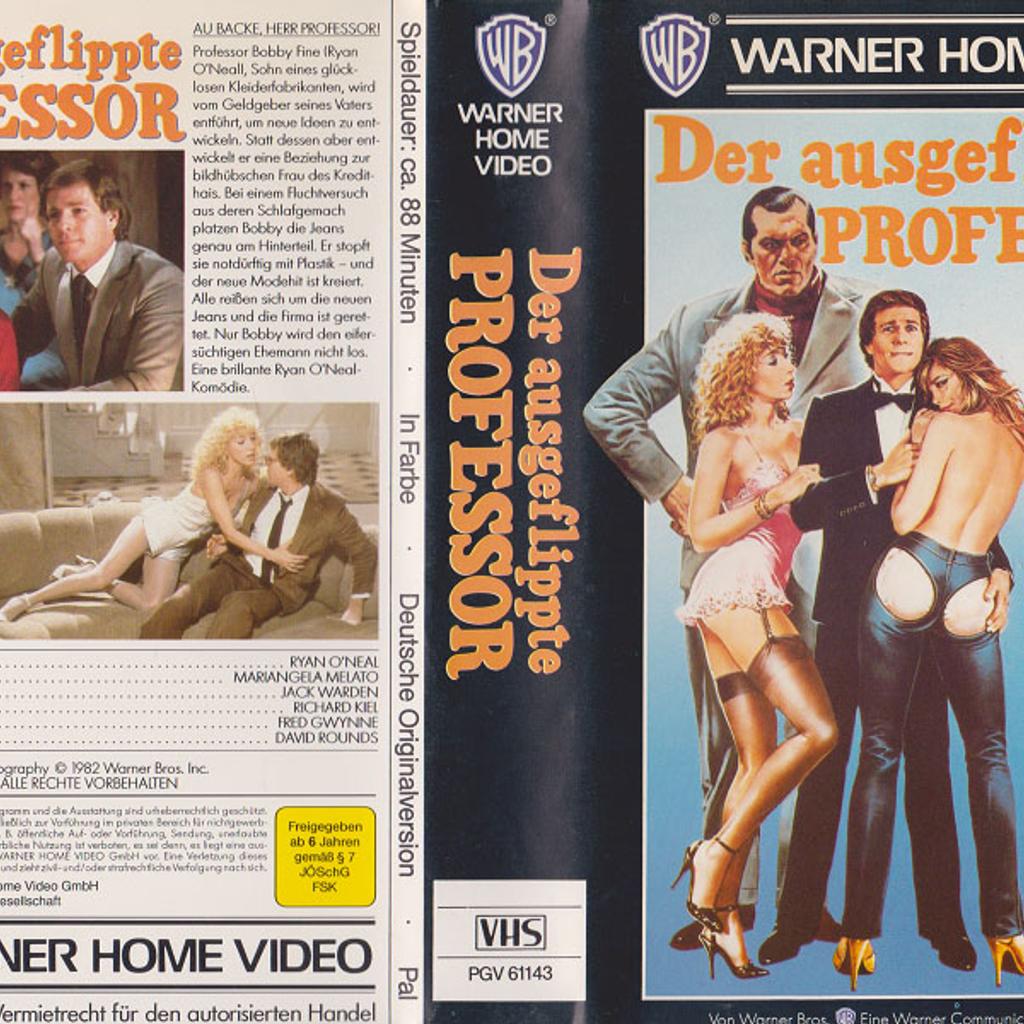 Zum Verkauf Steht die Seltene VHS + DVD-R:

Der Ausgeflippte Professor - mit Richard Kiel (der Beisser! bei James Bond)
Warner Video Rarität

Eine überspielung des Filmes auf DVD-R wird mit-beigelegt

Sehr /Guter Zustand.
Zum Top-Preis !