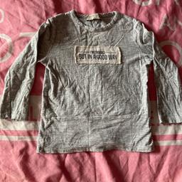 Funny Zara top in excellent condition “I’m trouble but in a good way”. Size 4 years
