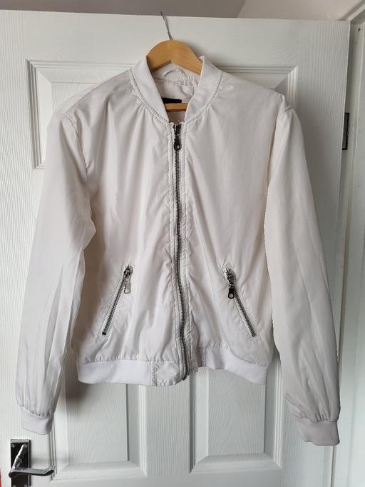 Buy & Sell Greater Manchester Oldham - Photos for White Satin Feel Jacket