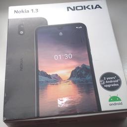 for sale Nokia 1.3 dual sim, orginal box, charger, usb cable, instructions, Unlocked phone, Slot micro sd card, android system, Colection only