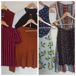 This bundle includes a variety of multicoloured tops, summer Dress,and long shirt
suitable for women in size 8-10. The bundle includes both short and long sleeve tops, perfect for any occasion. These tops are regularly sized and made from quality materials. They are suitable for anyone looking to add some variety to their wardrobe.

collection from SE15 Peckham
